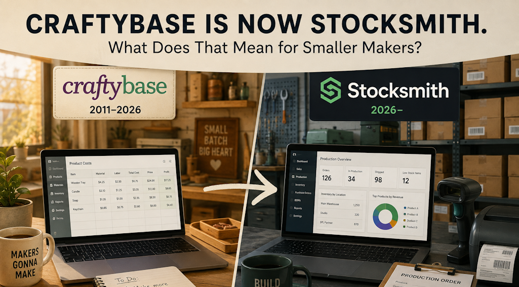 Maker Forge product costing software for independent makers