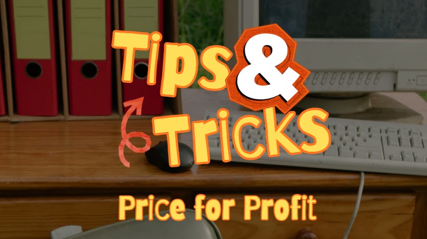 Maker reviewing product revenue, costs, and profit before setting a selling price